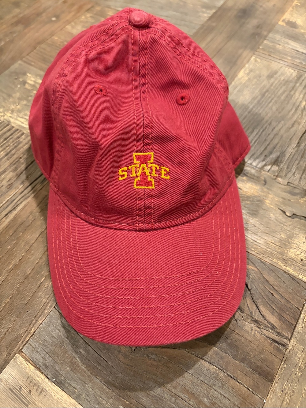 Legacy Red Iowa State Cyclones E-State Adjustable Dad Hat Baseball Cap